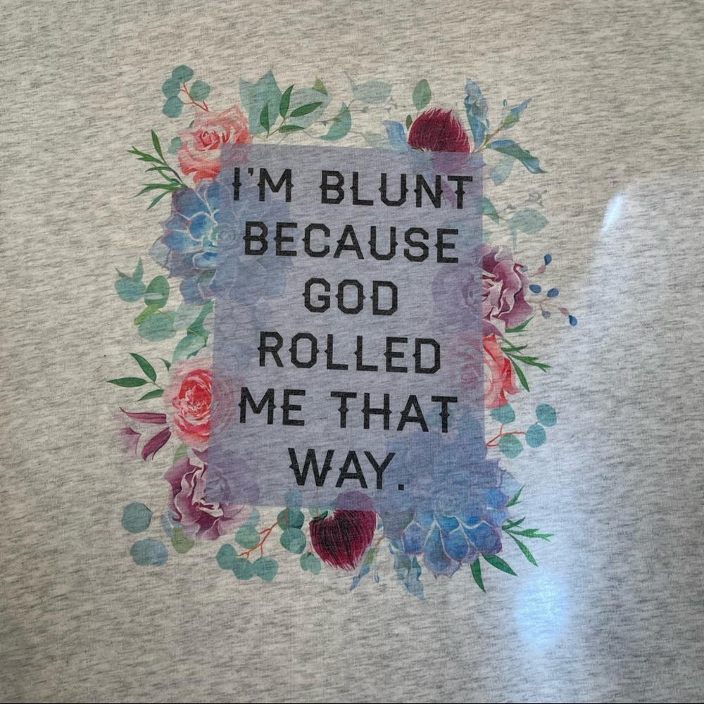 Next Level Heather Gray Graphic T Shirt Size L